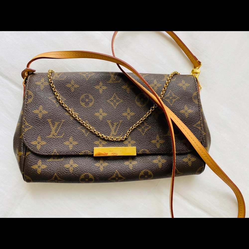 Authentic Brown LV Damier crossbody